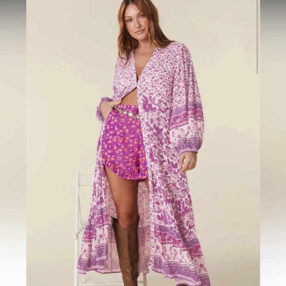 NWT Spell 🌸 Mossy 🌸Button Through Gown 🌸 - Picture 11 of 16